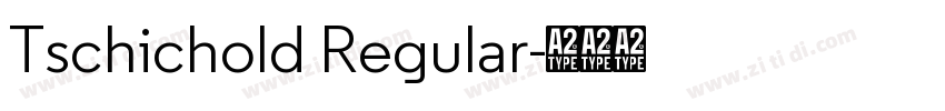 Tschichold Regular字体转换